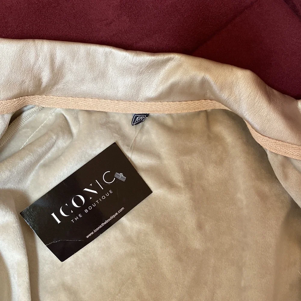 Stunning Vegan Leather Dress - Picture 6 of 6